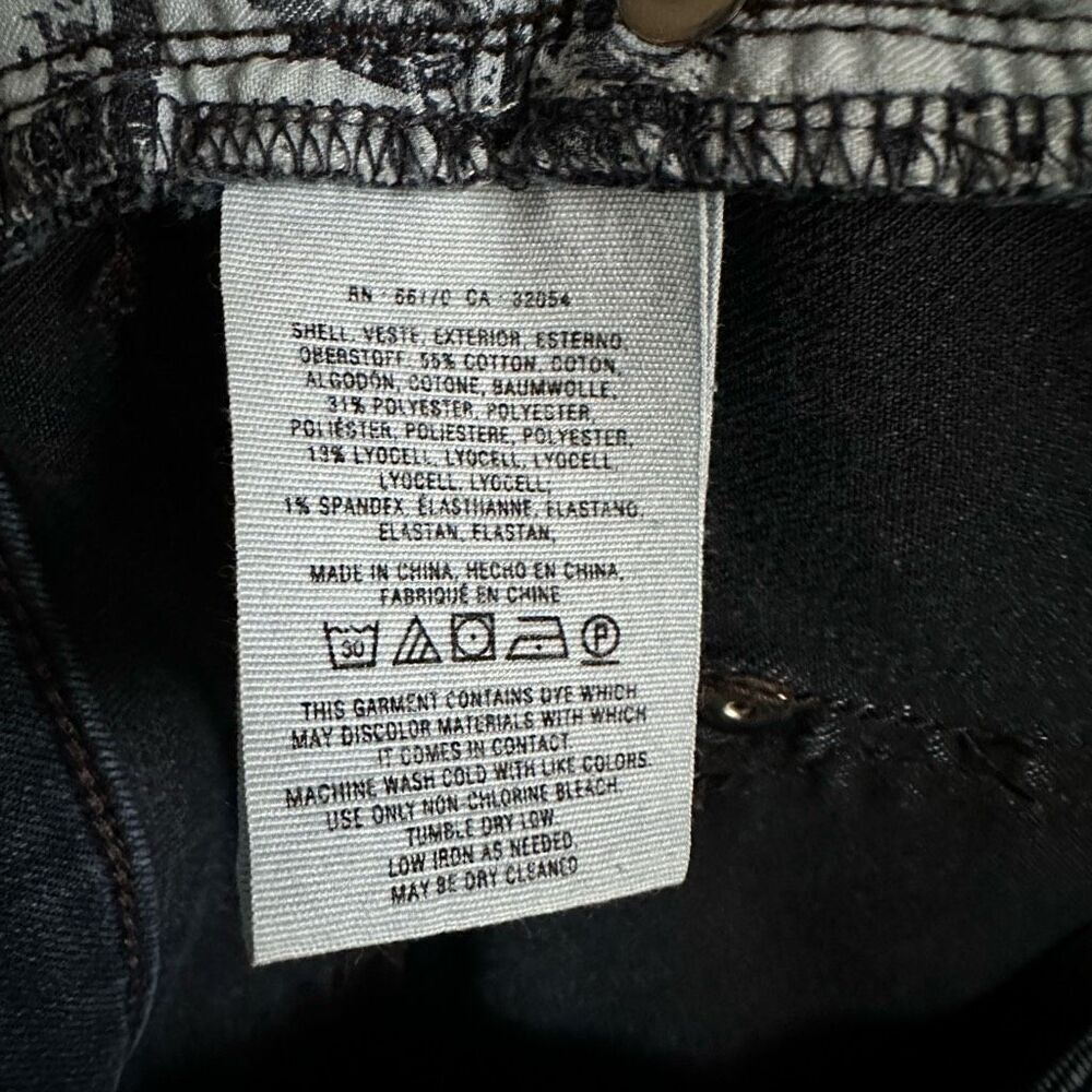 Pilcro Anthropologie Lace Up Dark Wash Jeans size 32 - Picture 5 of 7